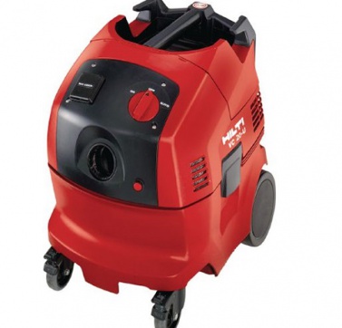 HILTI Wet and Dry Vacuum cleaner 110v. Hire a vacuum cleaner from Jradcliffe Plant Hire in Huddersfield.