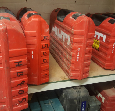 Hilti, light Electric 110v Breakers. TE 300-AVR, TE 500-AVR, TE 700-AVR.